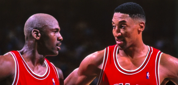 Michael Jordan y Scottie Pippen: otro nivel. 