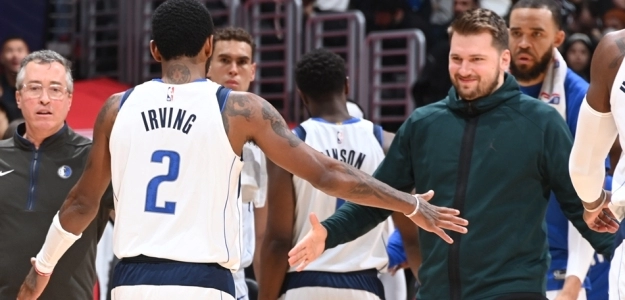 Kyrie Irving y Luka Doncic