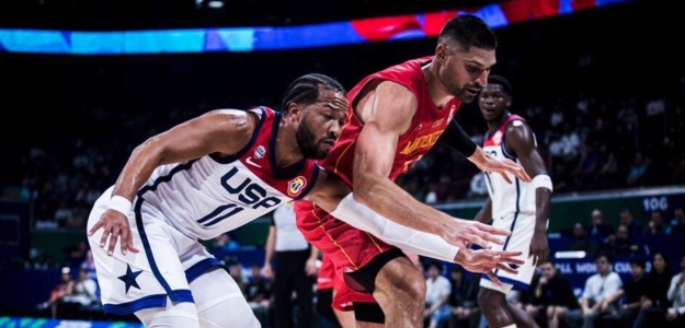 El Team USA acabó ganando a Montenegro.