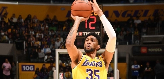Christian Wood, jugador de Los Angeles Lakers.