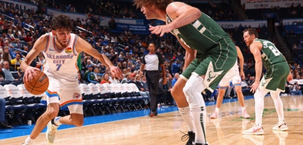 Chet Holmgren, pretemporada. Foto: gettyimages