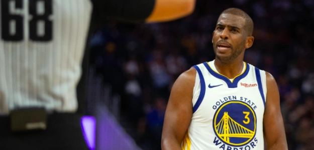 Chris Paul, en su debut oficial con Golden State Warriors. 