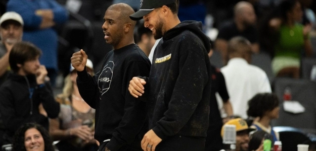 Chris Paul y Stephen Curry