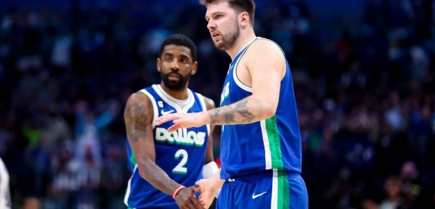 Kyrie Irving y Luka Doncic