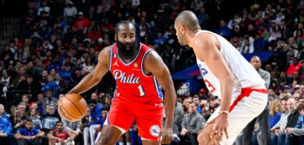 James Harden, en un partido frente a Los Angeles Clippers.