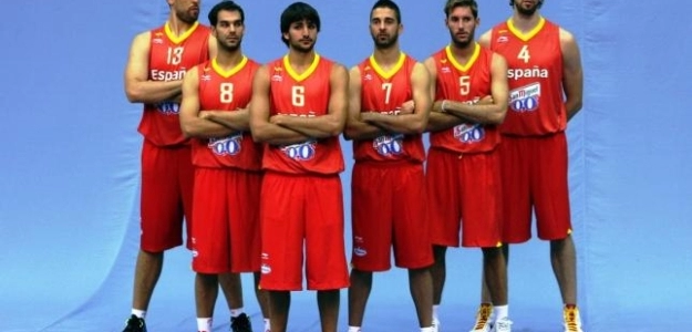Marc Gasol, José Manuel Calderón, Ricky Rubio, Juan Carlos Navarro, Rudy Fernández y Pau Gasol