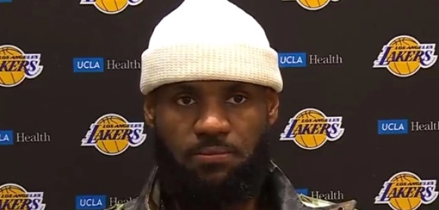 LeBron James, jugador de Los Angeles Lakers.
