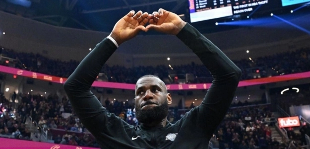 LeBron James, jugador de Los Angeles Lakers.