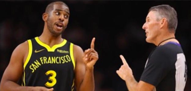 Chris Paul y su relación con Scott Foster no es la mejor.