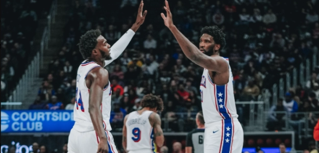 Joel Embiid está jugando a un gran nivel.