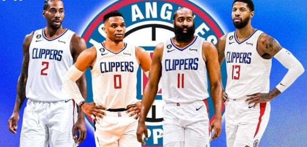Kawhi Leonard, Russell Westbrook, James Harden y Paul George