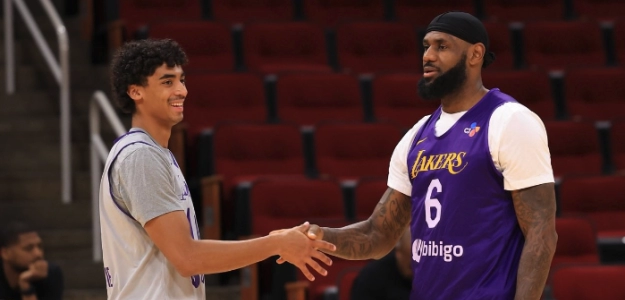 LeBron James, estrella de Los Angeles Lakers. 
