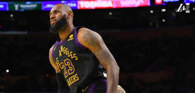 LeBron James, jugador de Los Angeles Lakers. 