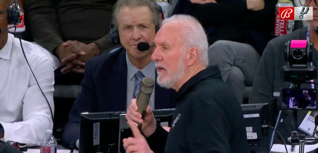Gregg Popovich, jugador de San Antonio Spurs. 