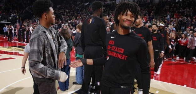 Shaedon Sharpe, tapón ganador. Foto: gettyimages