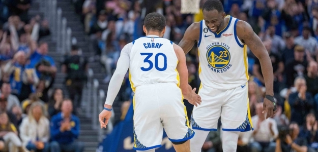 Stephen Curry y Draymond Green