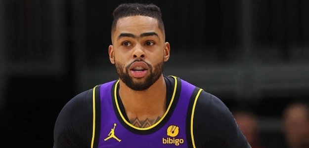D'Angelo Russell, jugador de Los Angeles Lakers.