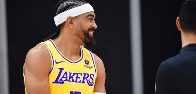 Gabe Vincent, jugador de Los Angeles Lakers.