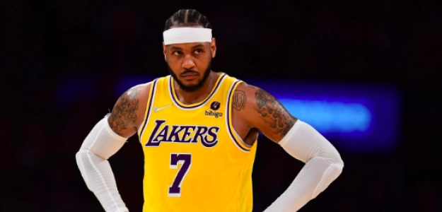 Carmelo Anthony, en su etapa en Los Angeles Lakers. 