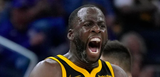 Draymond Green, con la camiseta de Golden State Warriors. 