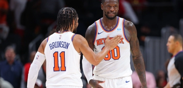 Jalen Brunson y Julius Randle