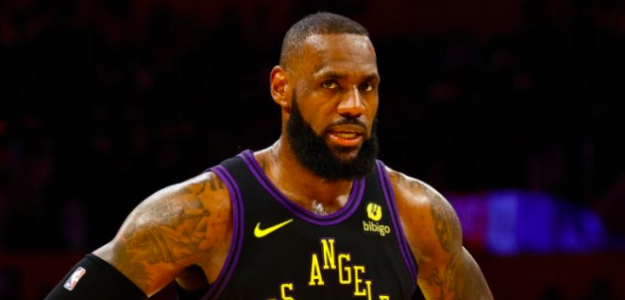 LeBron James, estrella de Los Angeles Lakers. 