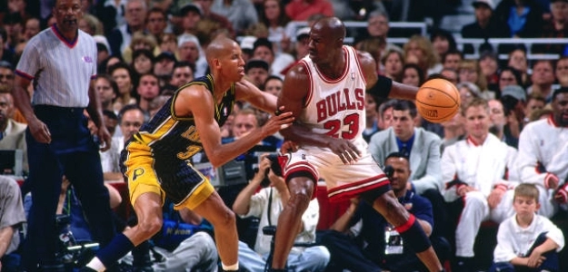 Reggie Miller habla de Jordan. Foto: gettyimages