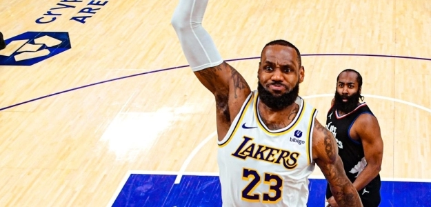 LeBron James, jugador de Los Angeles Lakers.