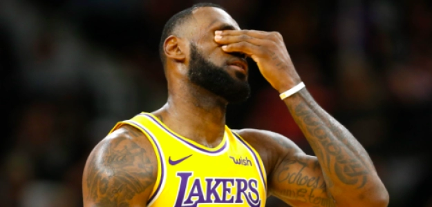 LeBron James, estrella de Los Angeles Lakers. 