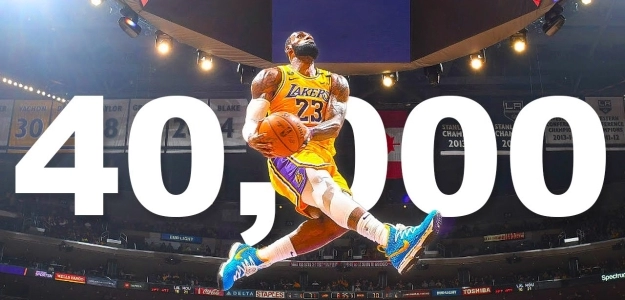 LeBron James, estrella de la NBA. 
