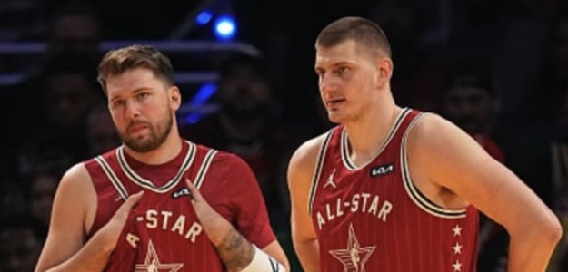 Luka Doncic y Nikola Jokic, estrellas de la NBA.