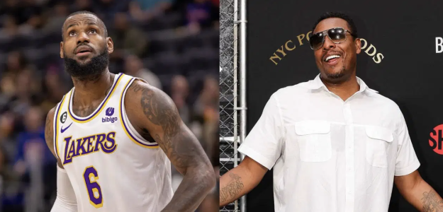 Paul Pierce y LeBron James. 