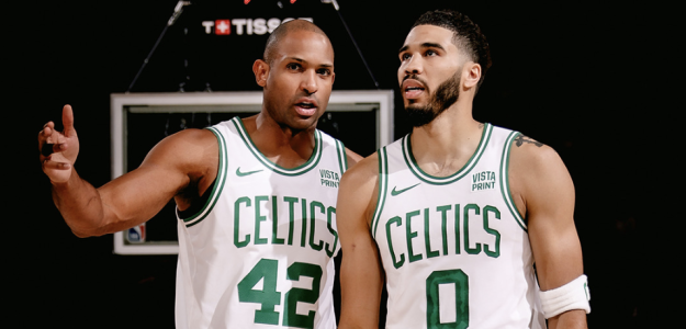 Tatum y Horford, ante New York Knicks. 