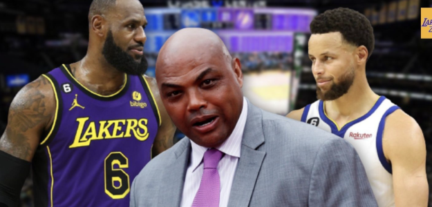 Charles Barkley, junto a Stephen Curry y LeBron James. 