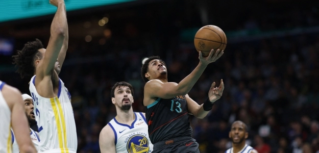 Jordan Poole, en un partido contra Golden State Warriors