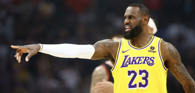 LeBron James, estrella de la NBA. 