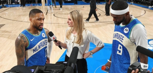 Lillard y Portis, en Bucks. Foto: gettyimages