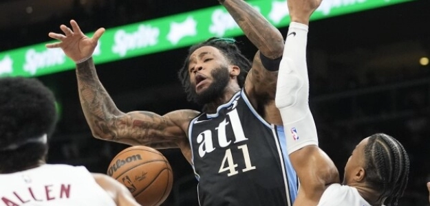 Saddiq Bey, en un partido ante Cleveland Cavaliers
