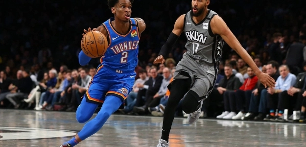 Shai Gilgeous-Alexander, defendido por Garrett Temple