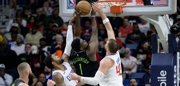 Zion Williamson, en un partido contra Los Angeles Clippers