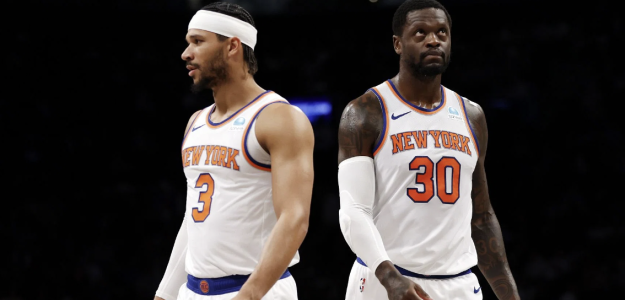 Josh Hart y Julius Randle, jugadores de New York Knicks.