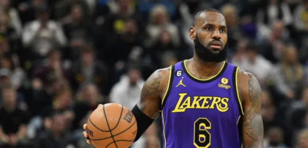 LeBron James, estrella de la NBA. 