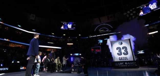 Marc Gasol, retirada camiseta. Foto: gettyimages