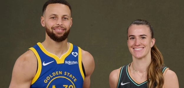 Stephen Curry y Sabrina Ionescu