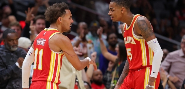 Trae Young y Dejounte Murray