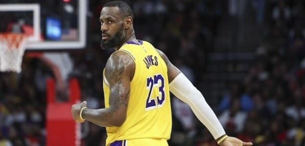 LeBron James, jugador de Los Angeles Lakers.
