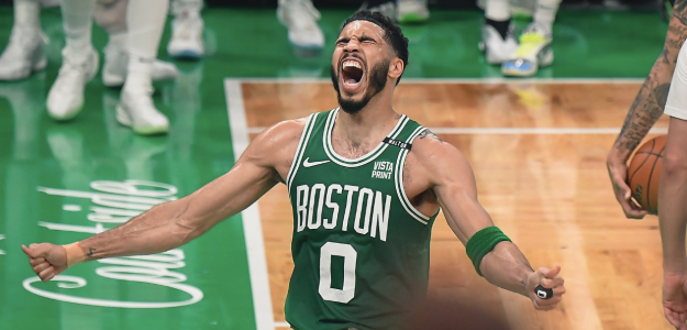 Jaylen Brown, estrella de Boston Celtics. 