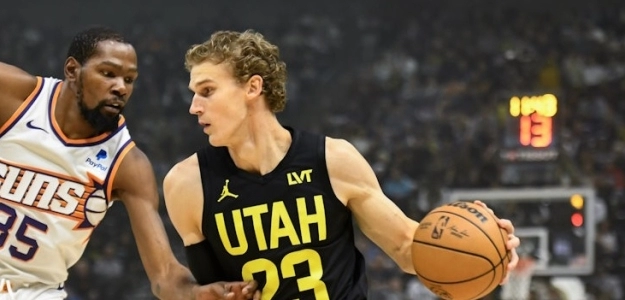 Lauri Markkanen, star of the Utah Jazz.
