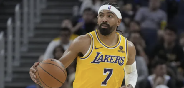 Gabe Vincent, jugador de Los Angeles Lakers. 