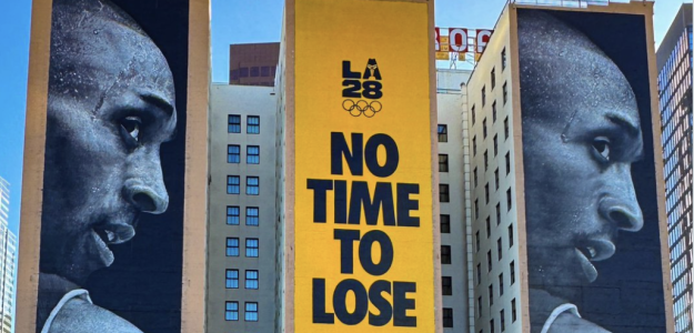 Kobe Bryant immortalized in Los Angeles.